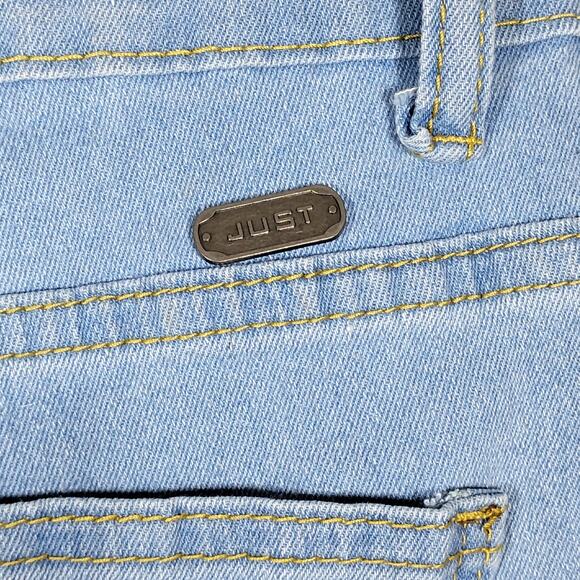 Just Jeans Light Blue Stretchy Skinny Jeans Size 11/12 High Rise Cotton Blend - Picture 7 of 8